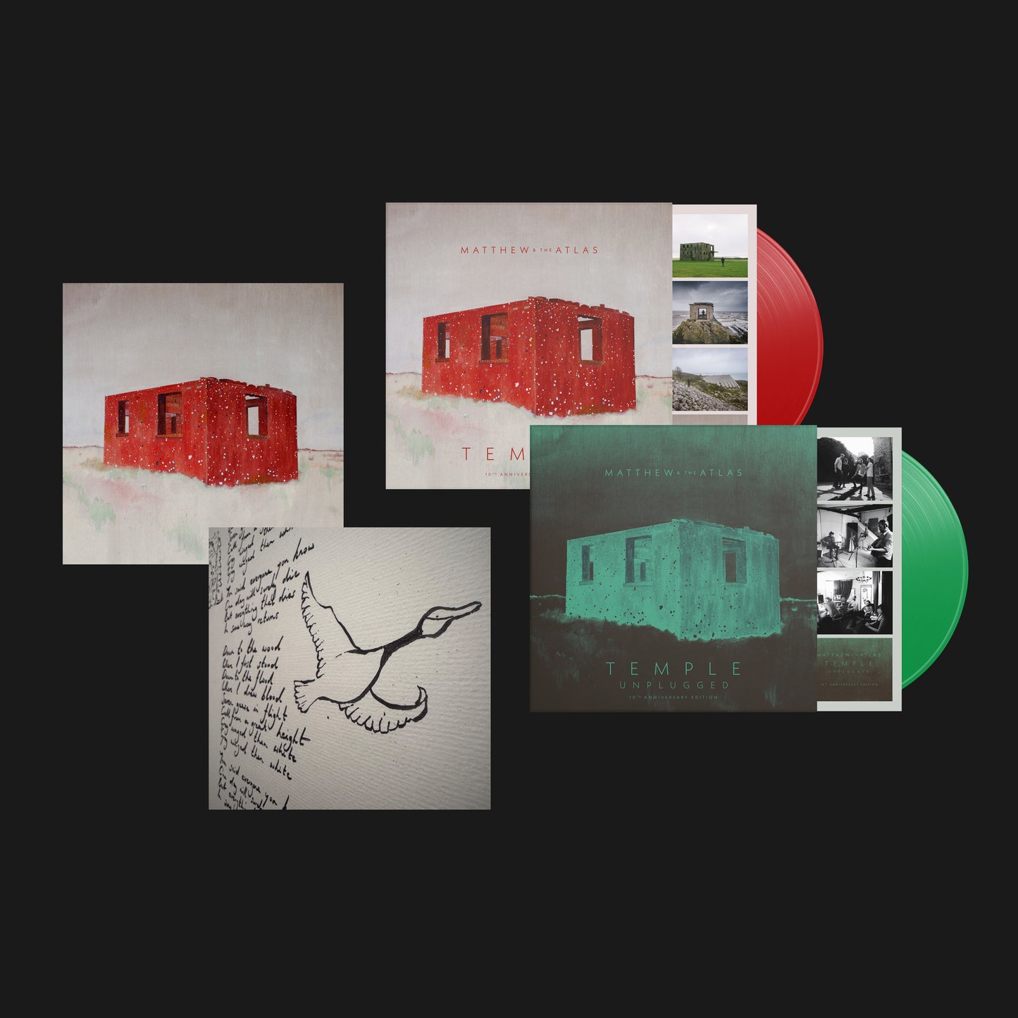 Bundle 2: Temple + Temple Unplugged (Both signed) + Signed Print (Limited 200) + Handwritten Lyrics